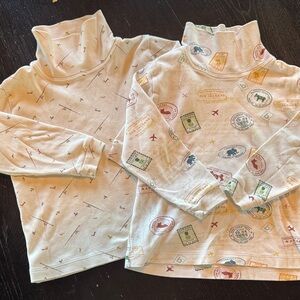 Bella Bliss Turtleneck Tops Boys Size 5 100% Cotton